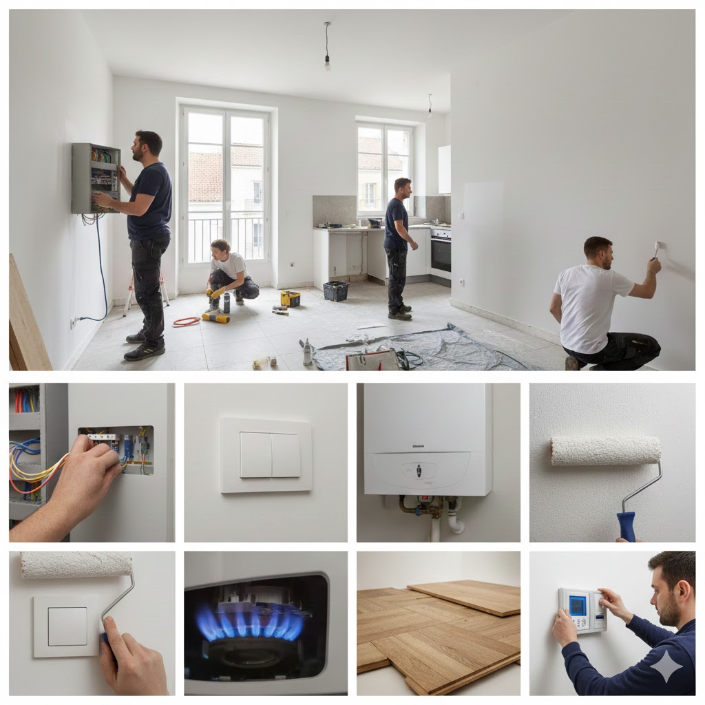 Illustration des activités de rénovation totale par M.D. Electric-Rénovation